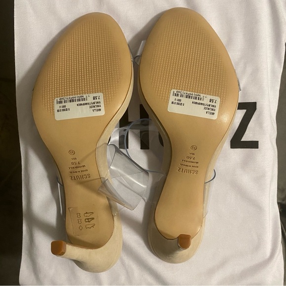 New SCHUTZ Ariella High Stiletto Sandals - Size 7.5M - Picture 9 of 10